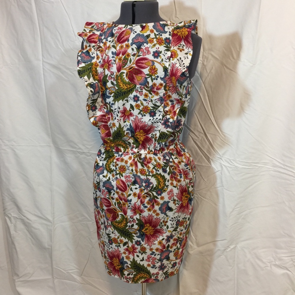 CITY STREETS | floral print ruffle bodice dress - Picture 4 of 7